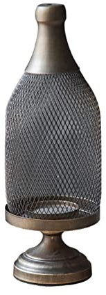 HEXEH Kerzenhalterhalter Kreativer dekorativer Kerzenhalter aus Eisen, Abendessen, Dekoration, Requisiten, Vintage-Kerzenhalter (ohne Kerzen) Kandelaber (Color : A)