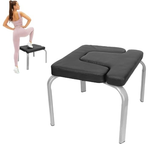 Dekltus Yoga Kopfstandhocker Yoga Trainingskopfständer Bank Yoga Inversionsstuhl Fitnessstudio Kopfständer Hocker Werkbank Hilfsstuhl,Ermüdung Entlasten und Körper Bauen