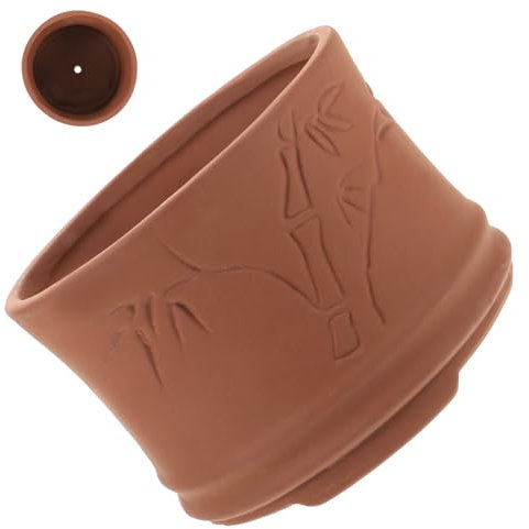 INOOMP Vaso Terracotta Rustico Per Piante Succulente Design Vintage Per Giardinaggio Accessorio Da Esterno Per Piante Vaso Per Ambienti Domestici e Uffici