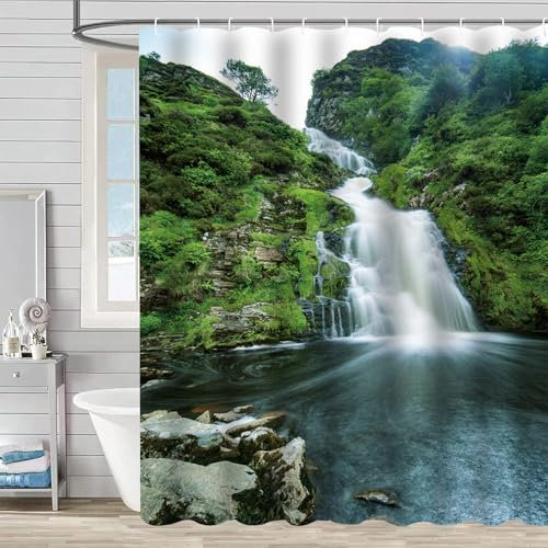 FAIRYGATE Duschvorhang Dusche Vorhang Motiv Bad Vorhang Duschvorhang Duschvorhänge 180x180 cm aus Kunststoff Anti Schimmel Wasserdicht Waschbar Shower Curtains für Dusche und Badewanne B8522