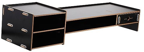 CAXUSD Monitorhalterung Aus Computer Monitor Holder Schreibtisch Organizer Für Büro Und Heimgebrauch Monitorhöhenverstellung Ablage Für Laptop Und Zubehör Langlebiges Und Sicheres Materia