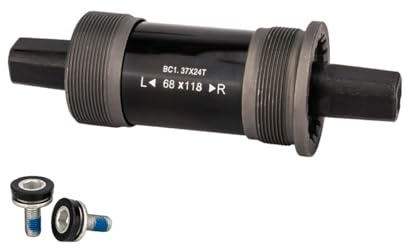 HOUSON bicycle bottom bracket, bicycle bottom bracket 68MM square BSA square bottom bracket housing bottom bracket axles for bicycle 118mm