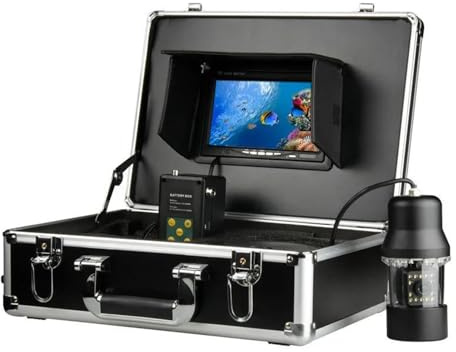 OUHFCASN Underwater Fishing Camera 7 TFT LCD CCD 800tvl Hd Video Camera Fish Finder 360 Degree View With 20m Cable for Sea, Lake, Boat, and Kayak Fishing