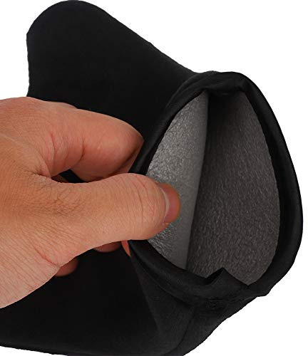 Brrnoo Guanto Abbronzante Morbido, Auto -abbronzatura di Auto -abbronzatura, Design a Doppia Faccia, Riutilizzabile per la Lozione Applicabile, Adatto Alla Lozione Abbronzante e Lozione (BLACK)