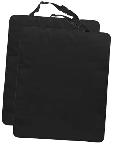 CONGARTENO 2 pezzi Protezione Schienale Oxford Resistente Anticalpestio per Sedile Posteriore Copri Sedile per Auto Suv e Furgoni Facile Pulire e Installare