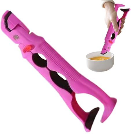 Pan Gripper,Anti-Scalding Non-Slip Tongs - Anti-Scald Hot Utensils Kitchen Clip - for Microwave Oven Kitchen Stove Top Grill Baking BBQ Picnic Outdoor Catering Home Cooks