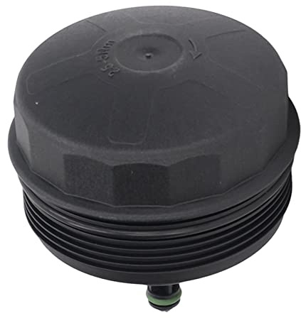 Coperchio alloggiamento filtro olio Sostituzione ABS nero per Serie 1 2 3 X5 X6 328i Tappo filtro olio motore 11427525334 Tappo filtro olio durevole resistente alle alte