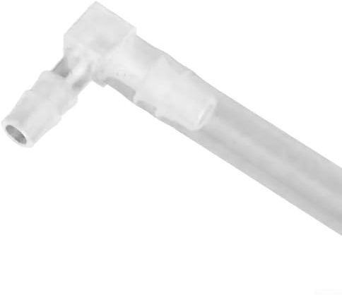 90 Degree Elbow Hose Barb Fitting, 12mm Equal Diameter L-Shaped Plastic Connector for Water Pipe and, 10-Pack