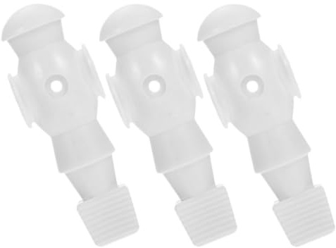 CALLARON 3 Figuras de Futbolín de Mesa en Color Claro, Accesorio Reutilizable de Abs Diseño Ergonómico para Jugadores de Futbolín en Máquina de Fútbol