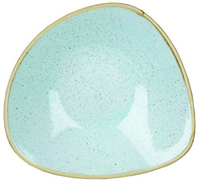 Churchill Stonecast -Triangle Bowl Schüssel- 60cl, Farbe wählbar (Duck Egg Blue)