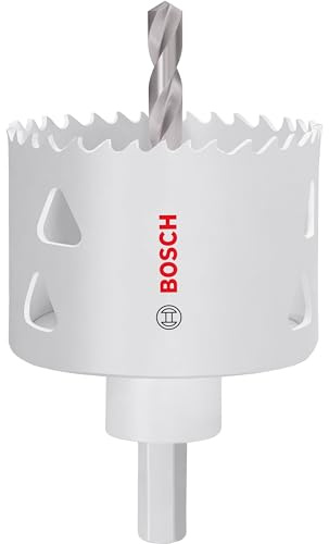 Bosch 1x Lochsäge mit Adapter für mehrere Materialien (für Stahl, Trockenbauwand, Ø 60 mm, Professional Zubehör Bohrmaschine)
