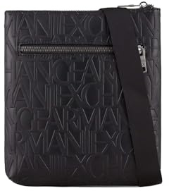 Armani Exchange Essentail, Jim, Sustainable, All Over Logo Flat crossbody
