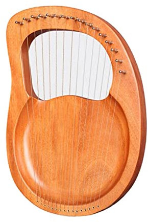 16-saitige Lyra-Harfe Aus Massivem Mahagoni Mit Stimmschlüssel-Musikinstrument Harfen-Saiteninstrument (Color : 1)