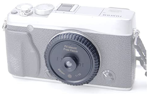 Bouchon de corps d'objectif 30 mm F10 Pancake Objectif grand angle ultra fin sans mise au point pour Fujifilm (monture FX)