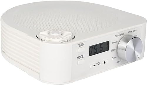 LEONYS Portable White Noise Machine,Adaptive Sound Technologies High Fidelity Sleep Sound Machine with Real Non-Looping Nature Sounds, Fan Sounds, Adaptive Sound Technology Gifts for insomniacs