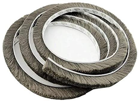 Housoutil Joint Brosse Adhésif pour Fenêtre et Armoire en Pp Fonction Anti-poussière et Récupération Super Élastique, pour Portes Coulissantes et Fenêtres
