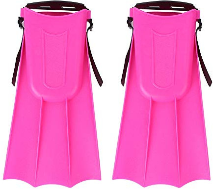 ANKROYU 1 Paar Tauchflossen, Schwimmflossen aus Polyethylen, leichte Schwimmtrainingsflossen, professionelle Schnorchel-Kurzflossen für das Schwimmtraining