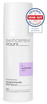 Skincerely Yours Ausgleichendes PHA Serum I Panthenol und Milchsäure | 3-in-1 Serum: glättet & verfeinert das Hautbild, beruhigt Rötungen, spendet intensiv Feuchtigkeit. Alles in einem Schritt.