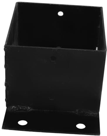 jojofuny Protector De Base De Valla Para Jardineras De Terraza Base De Anclaje Para Barandillas Exteriores Protector De Postes Ajustable De Metal Para Uso Jardín o Patio