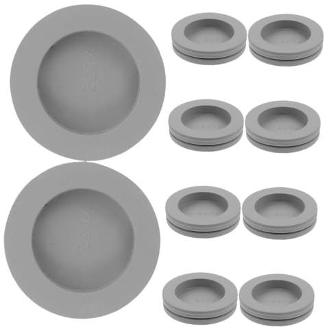 SHINEOFI 10pcs Air Conditioner Rubber Drain Plug for Hose Replacement Soft Drain Plug for Air Conditioner Stopper Accessories Fits for Hole in Washing Machine Scenario