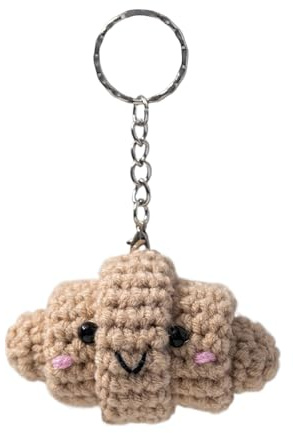 Breloque pour sac à, pendentif croissant au crochet, breloque amusante | Adorable accessoire de mode, décoration de la maison pour salon, chambre à coucher, étude, Attributs individuels, Siehe