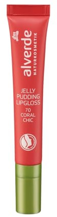 alverde NATURKOSMETIK Lipgloss Jelly Pudding 70 Coral Chic, 10 ml | Naturkosmetik
