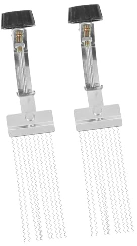 Abaodam Alambre de Caja para Tambor de Percusión, 2 Piezas de Hierro Estructura en Espiral y Placas Anti-estrangulamiento para Caja de Batería