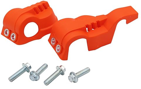 QIUYMGFG Motorrad Gabel Gabelschuhe Abdeckung Schutzfolie Passend für KTM EXC SX SXF XC XCF EXCF XCW SECHS Tage TPI 125 200 250 300 350 400 450 500 2016-2024 Motorrad Gabelabdeckungen(Orange)