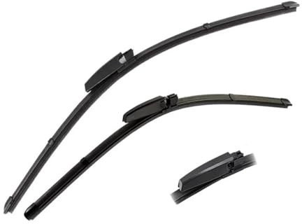 VTAIEX Pieza de Coche Escobilla Limpiaparabrisas De Coche De Goma para Benz para CLC Clase W203 Fit Slider Arms 2008 2009 2010 2011 22 ''+ 22''