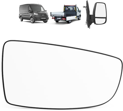 NIMOVA Wing Mirror Lower Glass Right Driver Side With Backing Plate For Ford Transit MK8 2014-2025 | OEM 1855102, BK3117A700AB