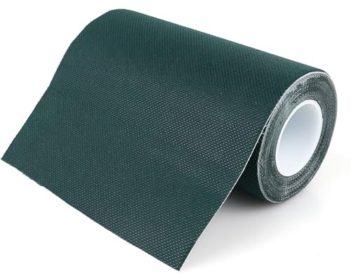 BOMEI - Lote de cinta adhesiva para césped artificial, 15 x 5 m, cinta de unión autoadhesiva para césped para fijar alfombras de césped verde