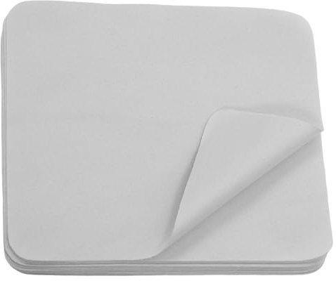 MUCKLILY 24 Piezas Paño de Microfibra para Gafas Paños Suaves y Reutilizables Color Gris Claro Lentes de Gafas Pantallas de Teléfono y Lentes de Cámara Casa Viaje