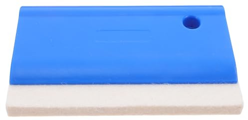 HANABASS Herramienta para Tintado de Ventanas y Película de Auto Escobilla de Vinilo Azul para Aplicar y Raspar Raspador Ergonómico para Envolver Carrocería y Proteger Pintura