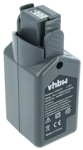 vhbw Akku Ersatz für Wolf Garten 7420072 | 7420090, Li-Ion Power-Pack 3 für Rasentrimmer Elektrosense (2000mAh, 18V, Li-Ion)
