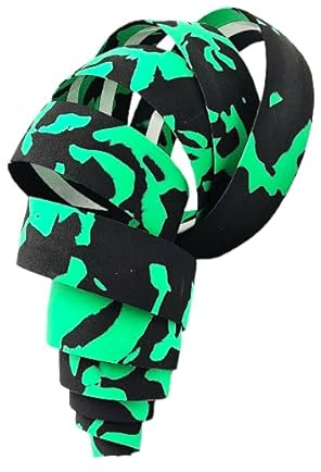 CarbonEnmy h?herwertig Mehrfarbe Lenkerband Bar Tape Rennrad Griffe Kork Top Qualit?t neu (Schwarz-Gruen)