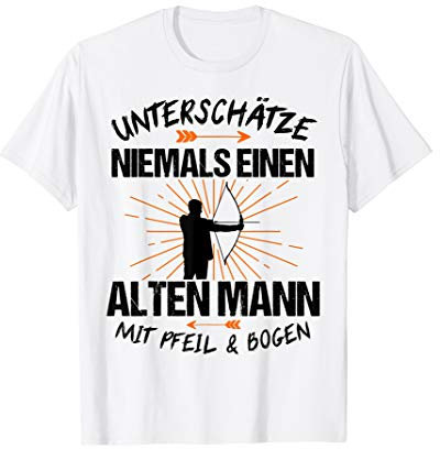 Bogenschießen Bogensport Bogenschütze Pfeil Geschenk T-Shirt