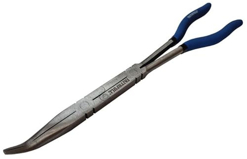 Faithfull FAIPLLN335B Double Jointed Long-Reach Bent Nose Pliers 335mm (13in)