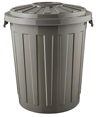 keeeper Maxi-Tonne mit Deckel, Procyclen, 23 l, 36 x 36 x 42 cm, Mats Eco Line, Eco-Grau