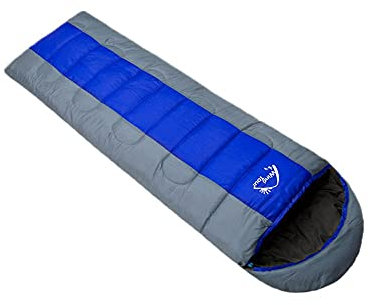SlimpleStudio Schlafsack Wind Tour-Schlafsack Camping Umschlag Schlafsack Thermal Erwachsener Winter Schlafsack im Freien Spielraum Wasserdichtes Schlafen Bett-orange (Color : Blue)