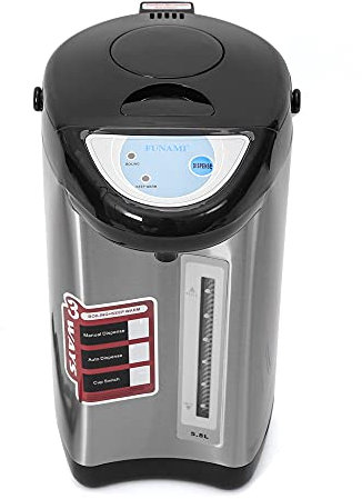 Acesunny Distributeur d'eau chaude - 750 W - Distributeur d'eau chaude - 4 litres - Bouilloire à vin chaud - Théière (noir)