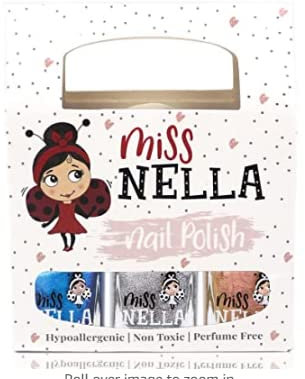MISS NELLA Im speziellen Nagellack für Kinder (To The Moon And Back), Wasserbasis-Formel, spezielle Peel Off