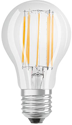OSRAM LED Star Classic A, Sockel: E27, Nicht Dimmbar, Warmweiß, Ersetzt eine herkömmliche 100 Watt Lampe, Filament, 6er-Pack