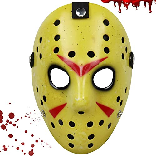 AENEY Jason Hockey Maske Creepy Halloween Kostüm Dämon Killer Maske Party Maskerade Horror Cosplay Kostüm Requisiten