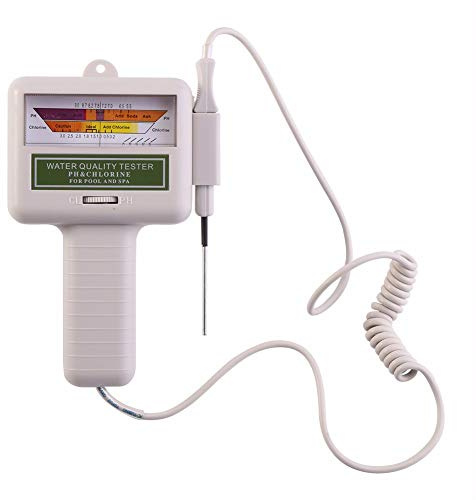 KVSERT Wasser-pH-Chlor-Tester, Schwimmbad-Qualitätsmesser, Analyse-Messgerät, Messgerät, Detektor, -Set