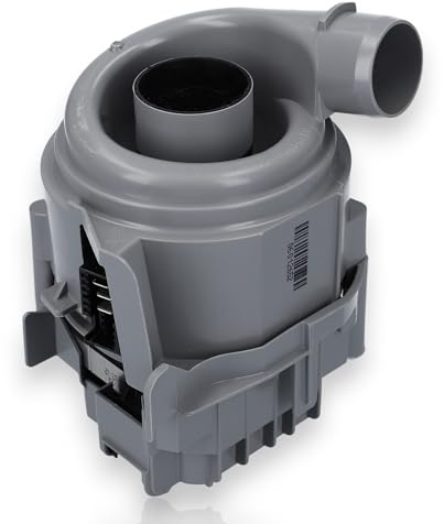 DEKAROX Heizpumpe Pumpe für Bosch Siemens 12019637 für Geschirrspüler Spülmaschine wie iQ100 iQ300 iQ500 iQ700 SuperSilence Extraklasse Serie 2 Serie 4 Serie 6 ActiveWater