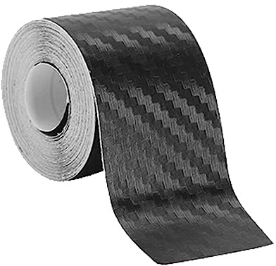 Teksome Pellicola Adesiva in Fibra di Carbonio, per Fai da Te, Protezione per portiera 'Auto, AntiGraffio, per cruscotto, paraurti, Coperchio del Bagagliaio