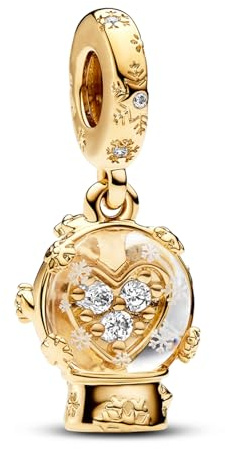 Amuefer S925 Charms goldene Tier Familie Geburtstag Anhänger | Geschenk für Frauen, Mädchen, Freunde, Ehefrau, Mutter, Tochter – Geburtstag, Jahrestag, Valentinstag, Weihnachten
