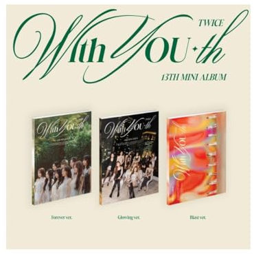 Dreamus Twice - with You-th (13th Mini Album) CD+Pre-Order Benefit+Folded Poster (3 ver. Set, 3 Folded Posters)