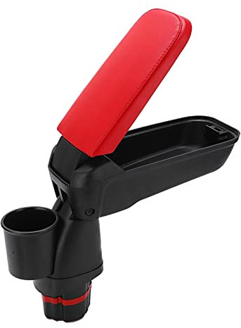 Box Red apoyabrazos central, gran espacio de almacenamiento, factura preferente para Smart Fortwo Forfour 453 1519 con portavasos