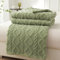 Mezzar Manta Sofa, Plaid Mantas Sofa Verano para Cama Suave y Peluda de Doble Cara para Niños y Adultos, Flannel Blanket para Toda Estación (Green, 150 * 200CM)